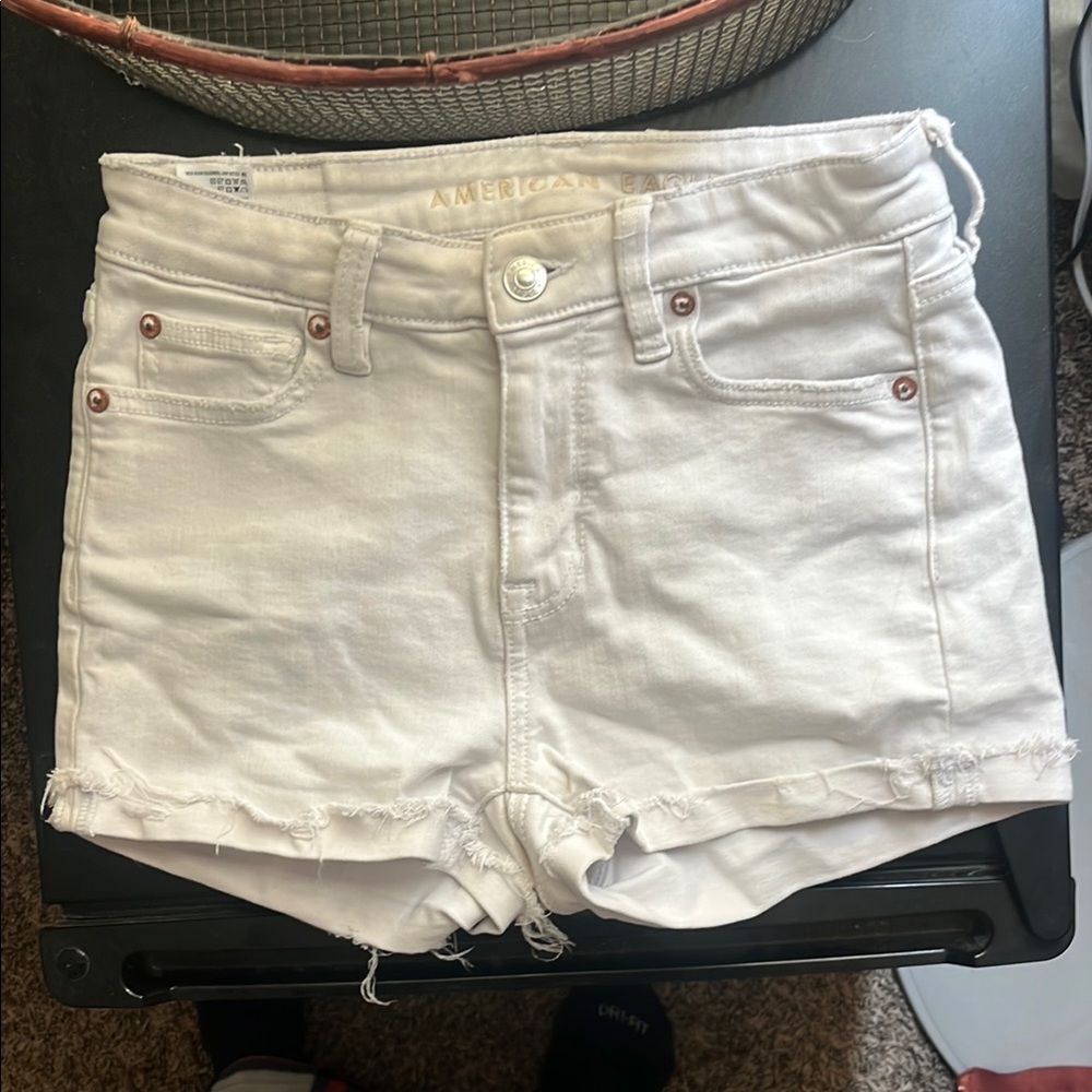 American Eagle Outfitters White Denim Shorts